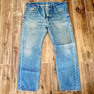 Levi's Men’s 505 Light Blue Straight Jeans